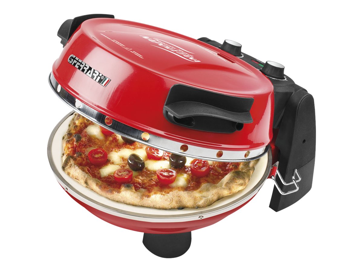 G3Ferrari G3 Ferrari G10032 Pizzeria Snack NapoletanaPizzaofen - 1.2 kW - Rot/Schwarz