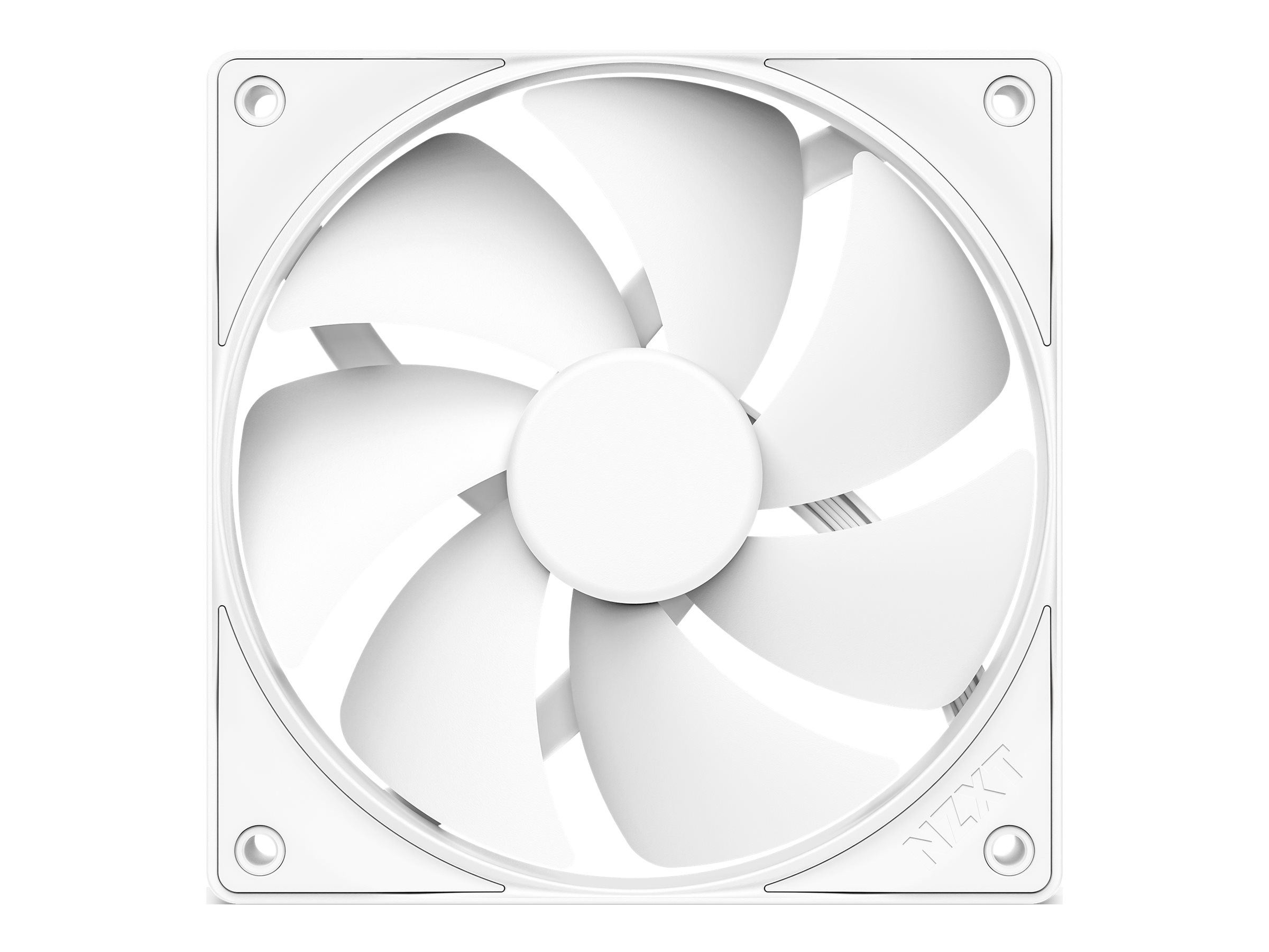 NZXT F Series F120P - Gehäuselüfter - 120 mmMattes Weiß