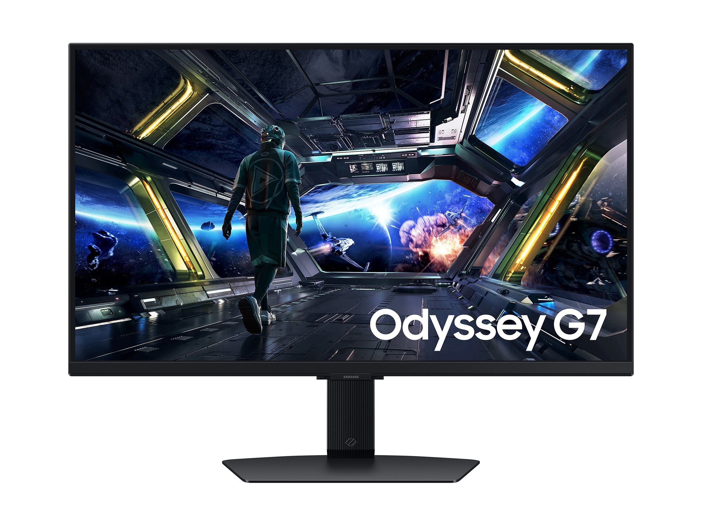 Samsung Odyssey G7 S27DG702EU - G70D Series - LED-Monitor - Smart - Gaming - 68 cm (27")3840 x 2160 4K UHD (2160p) @ 144 Hz - Fast IPS - 350 cd/m² - 1000:1 - DisplayHDR 400 - 1 ms - 2xHDMI - DisplayPo