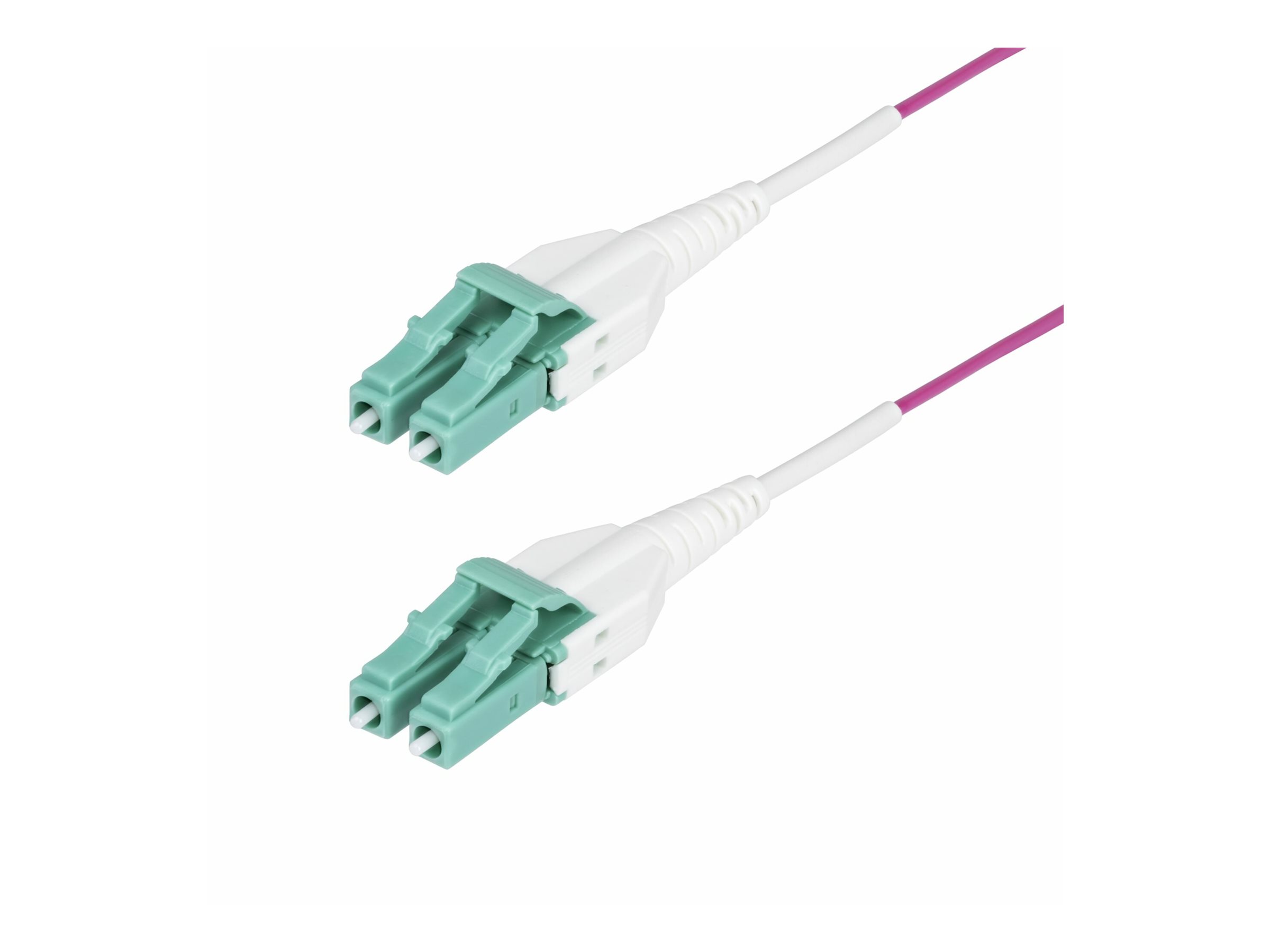 StarTech.com 40m (131ft) LC/LC (UPC) OM4 Multimode Fiber Optic Cable - Patch-Kabel - LC/UPC Duplex Multi-Mode (M)zu LC/UPC Duplex Multi-Mode (M) - 40 m - 40 m - 1.6 mm - Glasfaser - Duplex - 50/125 Mi