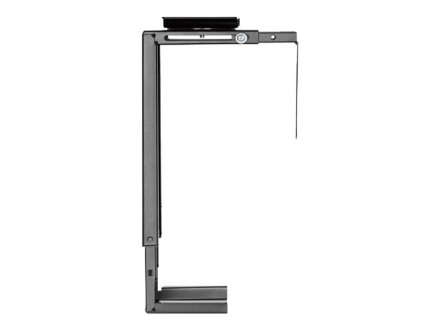 DIGITUS Universelle PC-Halterung für Schreibtischmontage mit Easy-Lockingfür Personal-Computer - Stahl - Schwarz - unter dem Schreibtisch
