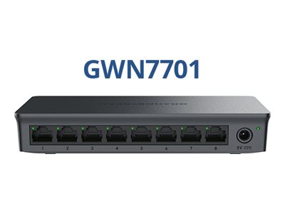 Grandstream GWN7700 Series GWN7701 - Switchunmanaged - 8 x 10/100/1000