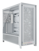 Corsair FRAME 5000D RS - Mid tower - E-ATX - Seitenteil mit Fenster (gehärtetes Glas)keine Spannungsversorgung (ATX) - weiß - USB/Audio
