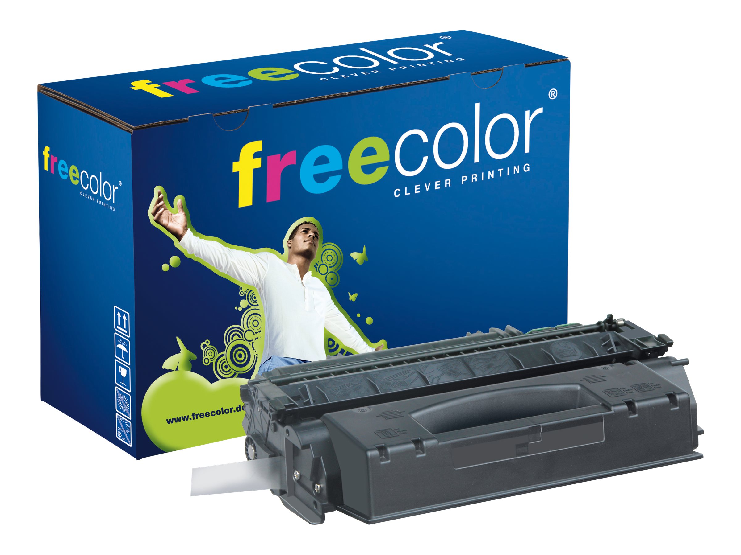 freecolor 290 g - Schwarz - kompatibel - Tonerpatrone (Alternative zu: HP Q5949X)für HP LaserJet 1320 - 1320n - 1320nw - 1320t - 1320tn - 3390 - 3392