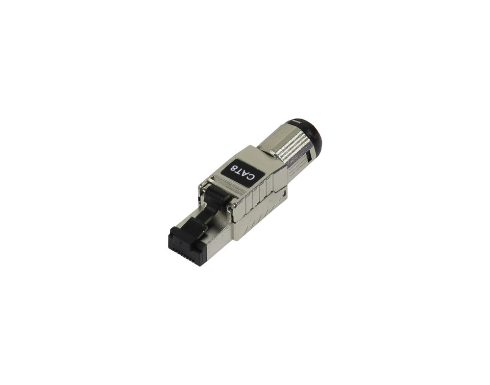 Synergy 21 S216354V2, RJ-45, Metallisch, Weiblich, Gerade, Cat8TP-Stecker  - CAT8.1 - Class I - RJ45