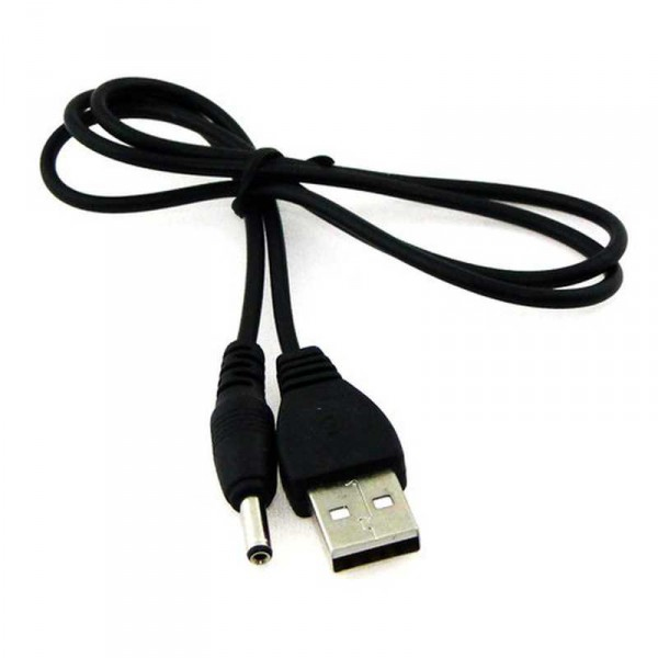ALLNET USB_DC_5.5MM_1M, Gitarre, Universal, Schwarz, 1 m, 100 gUSB Typ A / DC Adapter 5.5 mm - 1m - gerader Stecker