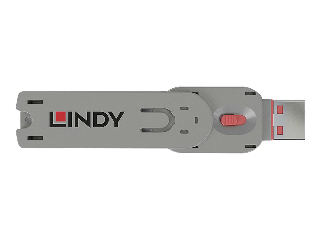 Lindy USB Type A Port Blocker Key - USB-Portblockerpink