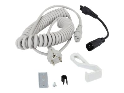 Ergotron Coiled Extension Cord Accessory KitStromkabelkit - 2.4 m - gewickelt - Grau - Saudi-Arabien - Europa