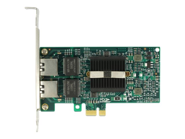 Delock PCI Express Card > 2 x Gigabit LAN - NetzwerkadapterPCIe 2.0 Low-Profile - Gigabit Ethernet x 2