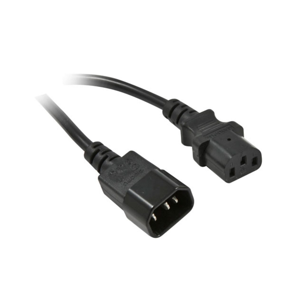 Synergy 21 1m, C14/C13, 1 m, C14-Koppler, C13-Koppler, 250 V, 10 ANetzkabel 220V Kaltgeräte IEC-C13(Buchse)/Kaltgeräte IEC-C14