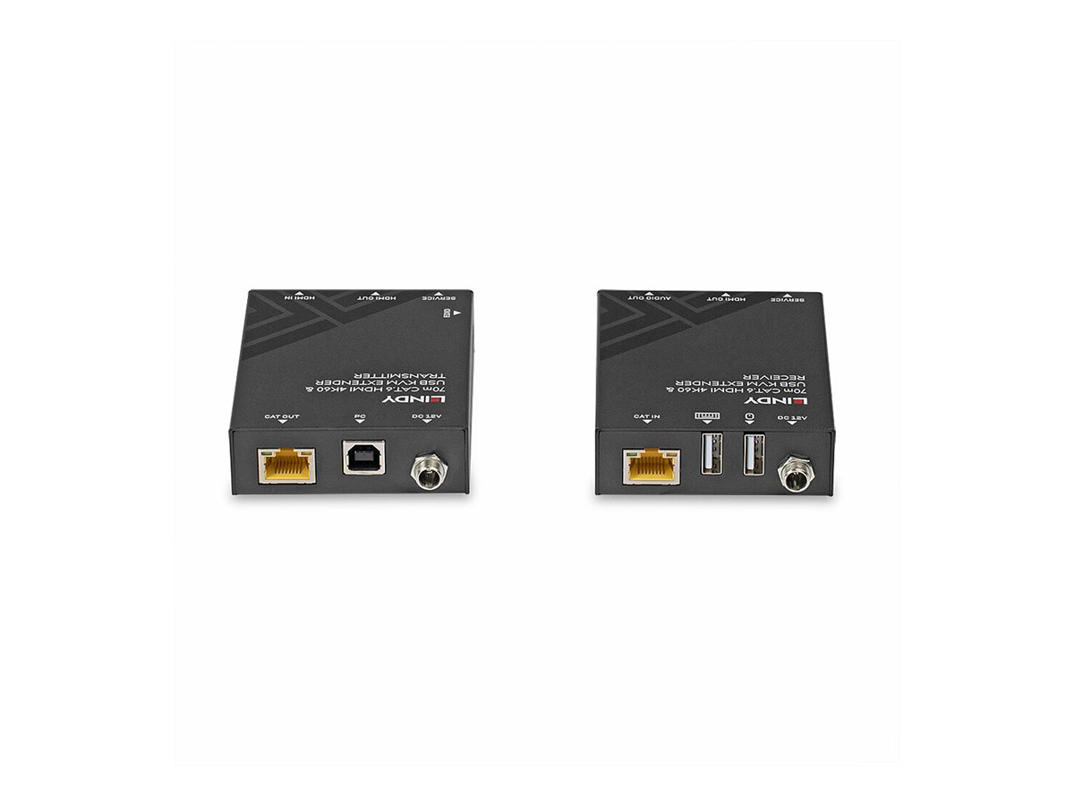 Lindy Sender und Empfänger - KVM-/Audio-/USB-Extenderüber CAT 6 - USB - bis zu 70 m