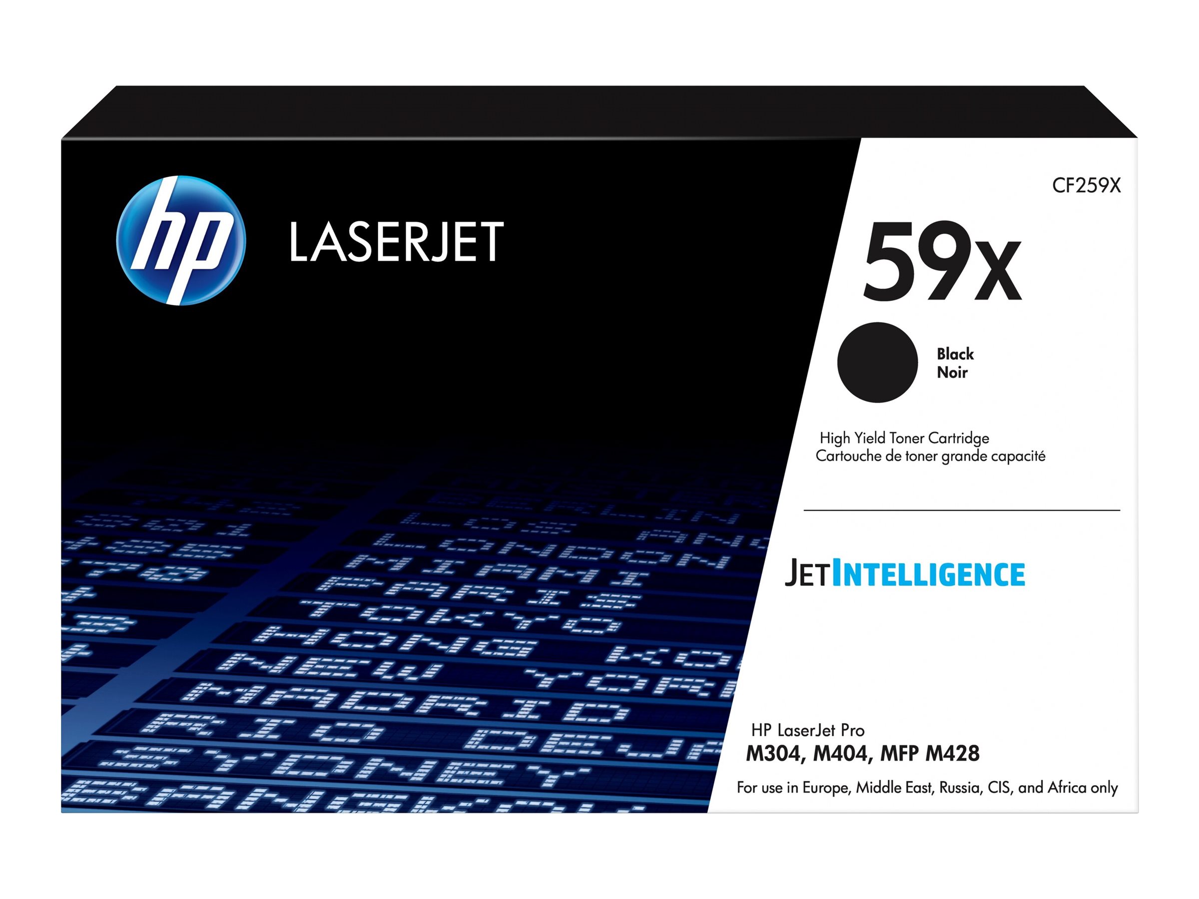 HP 59X - Hohe Ergiebigkeit - Schwarz - original - LaserJet - Tonerpatrone (CF259X)für LaserJet Pro M304a - M404dn - M404dw - M404n - M428fdw