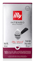 Illycafé Illy 7999, Kaffeepad, Espresso, Dunkle Röstung, Easy Serving Espresso pod (E.S.E.), 18 Tassen, 24 Monat( e) Kaffeepads