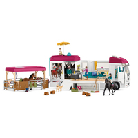 Schleich HORSE CLUB 42619, Buildings, Camping, Horse Stable, Horses, Riding Tournament, 5 Jahr(e), Mehrfarbig, KunststoffTransporter