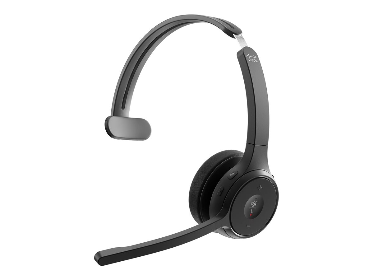Cisco Headset 721 - Headset - On-Ear - Bluetooth kabellos Carbon Black Cisco Webex Certified