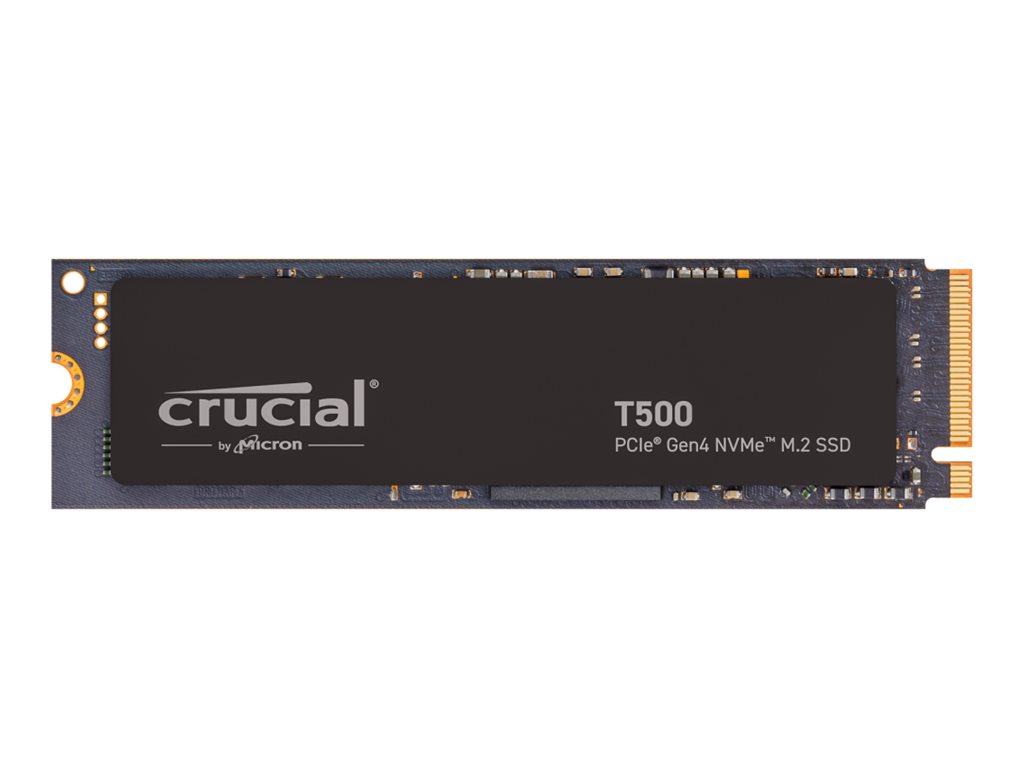 Crucial T500 - SSD - 4 TB - intern - M.2 2280 - PCIe 4.0 x4 (NVMe)7000 MBps (lesen) - 6900  MBps (schreiben) - PCIe 4.0 x4 - 256bit AES - TCG Opal 2.01