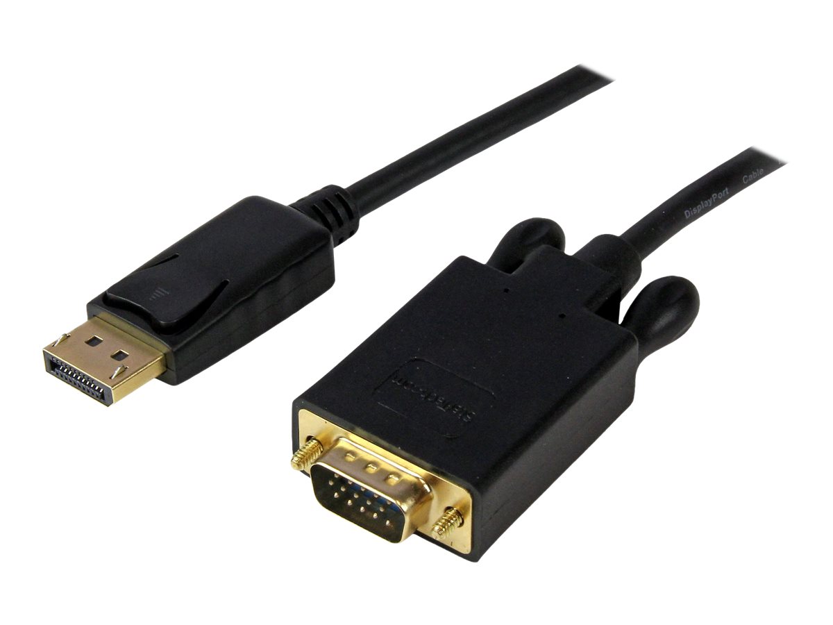 StarTech.com StarTech 1,8 m DisplayPort auf VGA Kabel - Aktives DisplayPort auf VGA Adapter Kabel - 1080p Video - DP auf VGA Monitor Kabel - DP 1.2 auf VGA Konverter - Einrastender DP Stecker (DP2VGAM