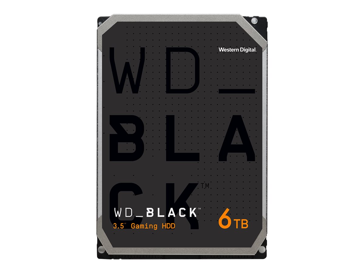 WD_BLACK WD6004FZWX - Festplatte - 6 TB - intern - 3.5" (8.9 cm)SATA 6Gb/s - 7200 rpm - Puffer: 128 MB