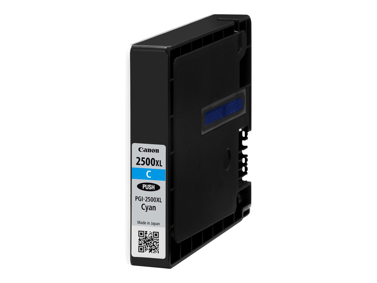Canon PGI-2500XL C - 19.3 ml - Hohe ErgiebigkeitCyan - original - Tintenbehälter - für MAXIFY iB4050 - iB4150 - MB5050 - MB5150 - MB5155 - MB5350 - MB5450 - MB5455