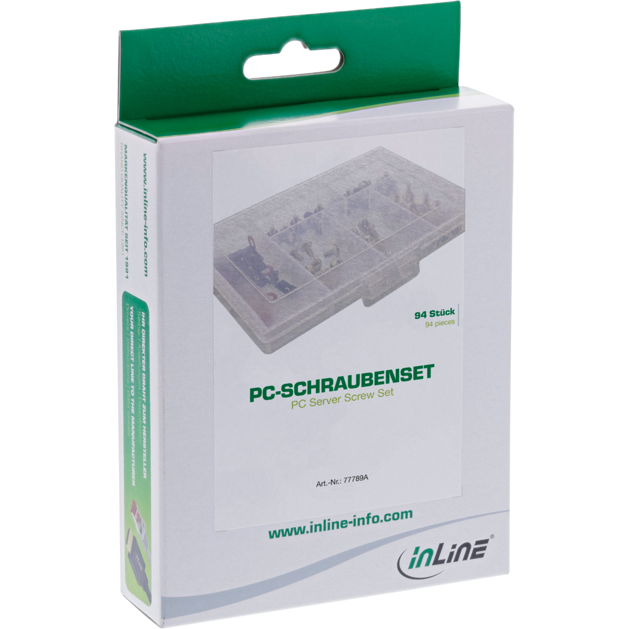 InLine PC-Schraubenset - 94-teiligt