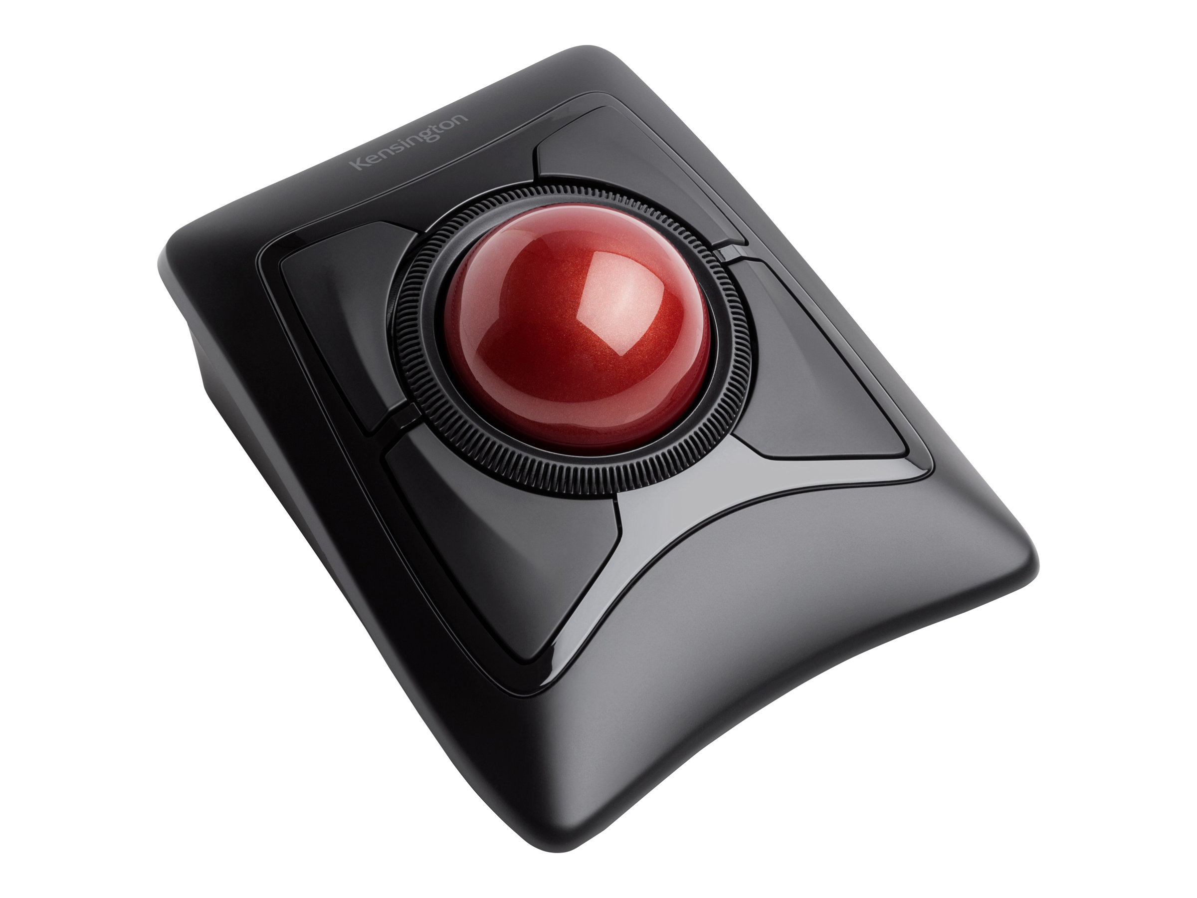 Kensington Kabelloser Expert Mouse-TrackballTrackball - rechts- und linkshändig - optisch - 4 Tasten - kabellos - 2.4 GHz - Bluetooth 5.0 LE - Bluetooth-USB-Adapter - Schwarz