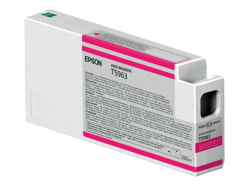 Epson T5963 - 350 ml - Vivid Magenta - originalTintenpatrone - für Stylus Pro 7700 - Pro 7890 - Pro 7900 - Pro 9700 - Pro 9890 - Pro 9900 - Pro WT7900