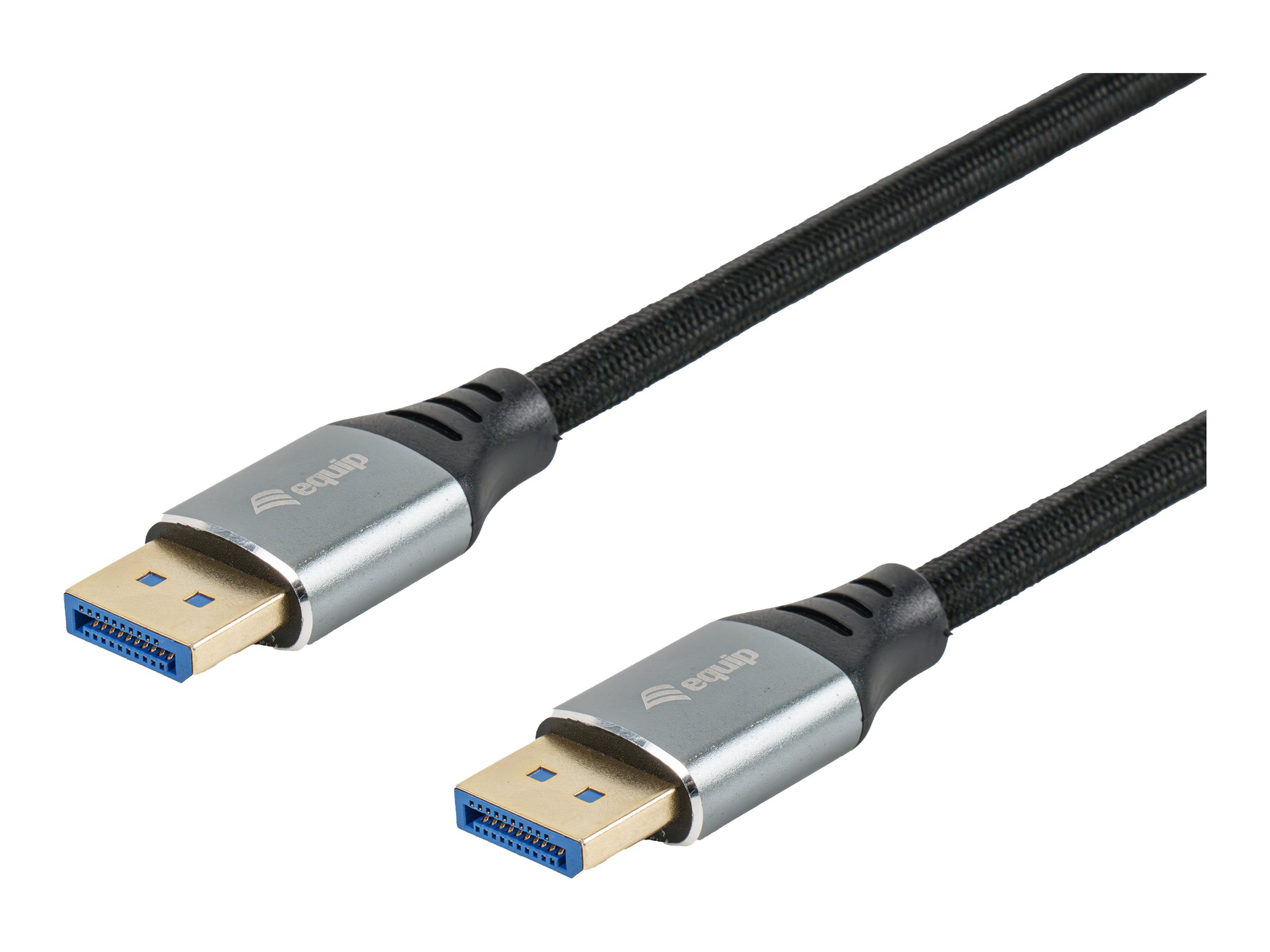 Equip DisplayPort-Kabel - DisplayPort 2.1 (M)zu DisplayPort 2.1 (M) - DisplayPort 2.1 - 1 m - 16K60Hz (15360x8640) Unterstützung - Schwarz