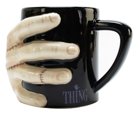 BLUE SKY Thumbs Up WD717775, Einzelbild, 0,33 l, Beige, Schwarz, Tasse, Universal, 1 Stück(e)Thumbs Up! Wednesday Tasse 3D Eiskaltes HändchenTassen Typ: Teetasse - Material: Keramik - Themenwelt: Seri