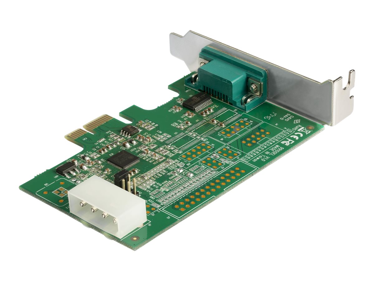 StarTech.com Startech 1 Port Serielle PCI Express RS232 Adapter Karte - Serielle PCIe RS232 Kontroller Karte - PCIe zu Seriell DB9 - 16950 UART - Niedrigprofil-Erweiterungskarte - Windows & Linux (PEX
