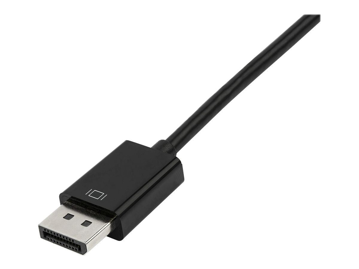 StarTech.com 3-in1 DisplayPort auf HDMI / DVI / VGA Adapter - DP zu VGA, DP zu HDMI, DP zu DVI Konverter - 1920x1200 / 1080p - Schwarz - Videoadapter - DisplayPort männlich zu HD-15 (VGA)DVI-D - HDMI