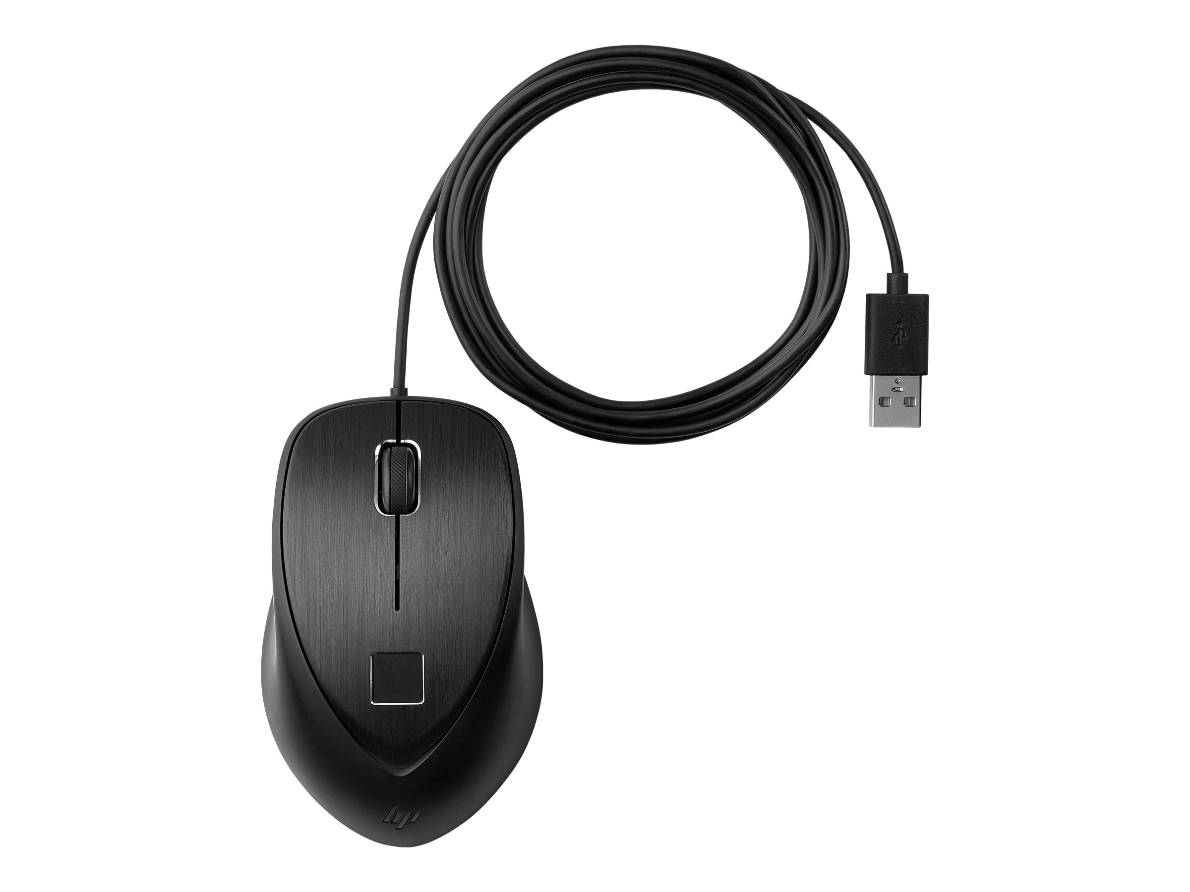 HP Fingerprint - Maus - Laser - 3 Tasten - kabelgebundenUSB - für EliteBook 830 G6; ProBook 455r G6 - 635 - 640 G5 - 650 G5; ZBook 14u G6 - 15 G6 - 15u G6 - 17 G6