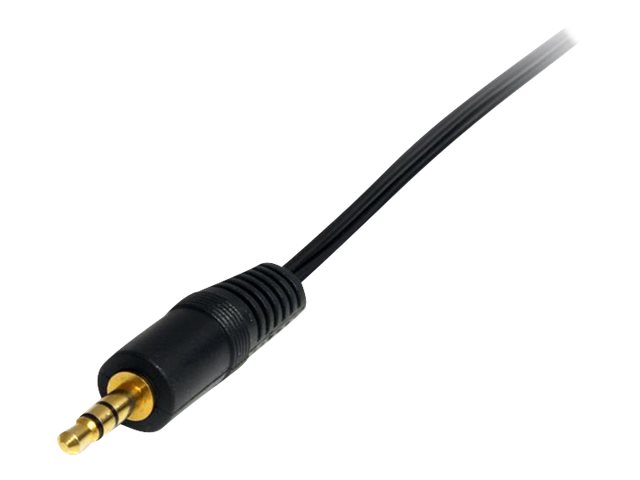 StarTech.com 90cm 3,5mm Klinke auf Cinch AudiokabelSt/St - Klinken/RCA Kabel - Audiokabel - mini-phone stereo 3.5 mm männlich zu RCA x 2 männlich - 92 cm - Schwarz - für P/N: HD202A - ST121HDBTSC - ST