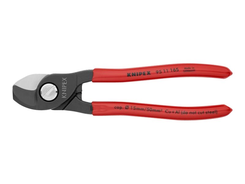 KNIPEX Kabelschere - Schwarz, Rott
