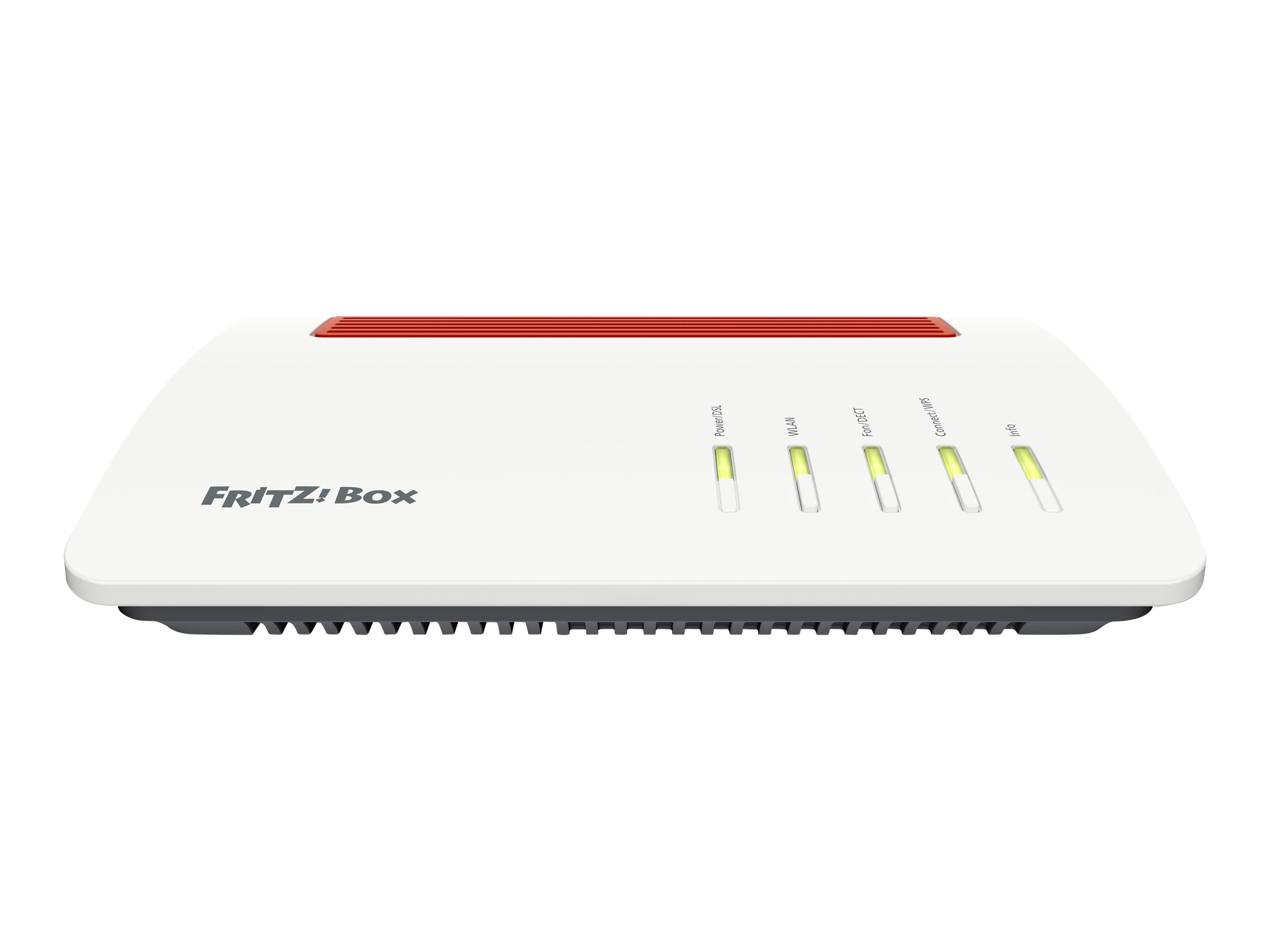 FRITZ! Box 7590 AX, Wi-Fi 6 (802.11ax), Dual-Band (2,4 GHz/5 GHz), Ethernet/LAN, ADSL2+, Weiß, Tabletop-RouterBox 7590 AX High-End Heimnetz mit 4 x 4 Wi-Fi 6 (WLAN AX)