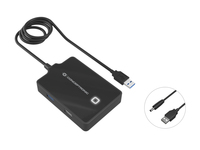 Conceptronic HUBBIES 4-Port-USB 3.0/2.0-Hub, 90cm Kabel, USB 3.2 Gen 1 (3.1 Gen 1) Type-A, Schwarz, USB 2.0, USB 3.2 Gen 1 (3.1 Gen 1) Type-A, China, 87 mm, 55 mmHUBBIES 4-Port-USB 3.0/2.0-Hub - 90cm