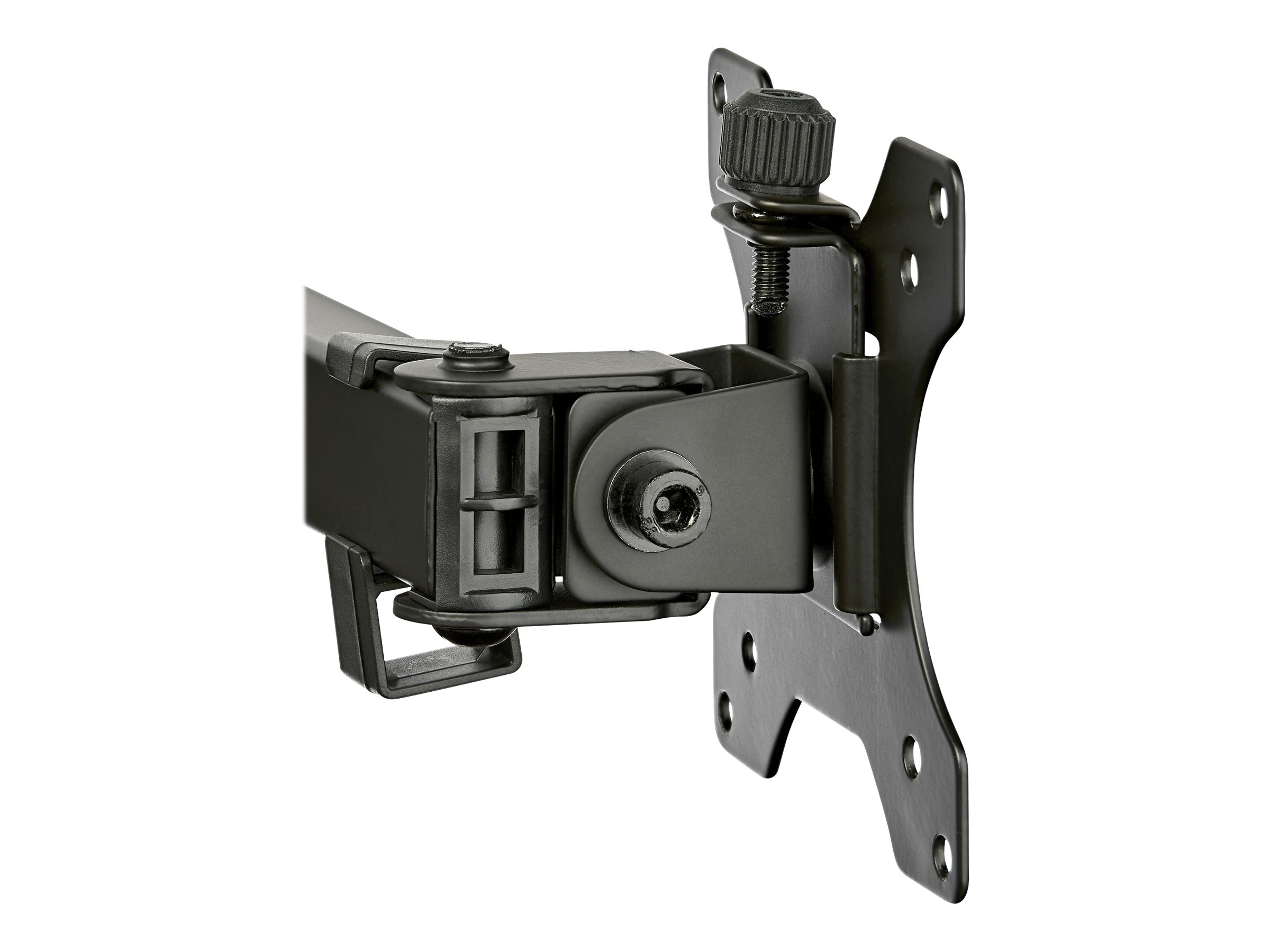 StarTech.com ARMDUAL2 Monitorhalterung (Tischmontage, dual Monitor, schwenkbar,für bis zu 32-Zoll-VESA-Monitore, Monitorarm) - Befestigungskit - einstellbarer Arm - für 2 Monitore - Stahl - Schwarz -