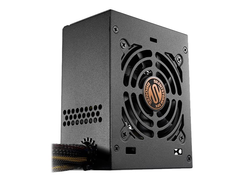 Sharkoon SilentStorm SFX 450 Bronze - Netzteil (intern)SFX12V 3.2 - 80 PLUS Bronze - Wechselstrom 100-240 V - 450 Watt - aktive PFC - Schwarz