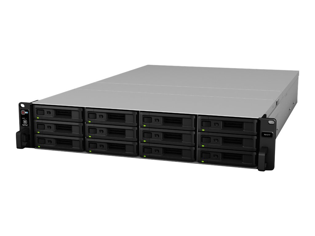 Synology RX1217RP - Speichergehäuse - 12 Schächte (SATA-600)Rack - einbaufähig - 2U