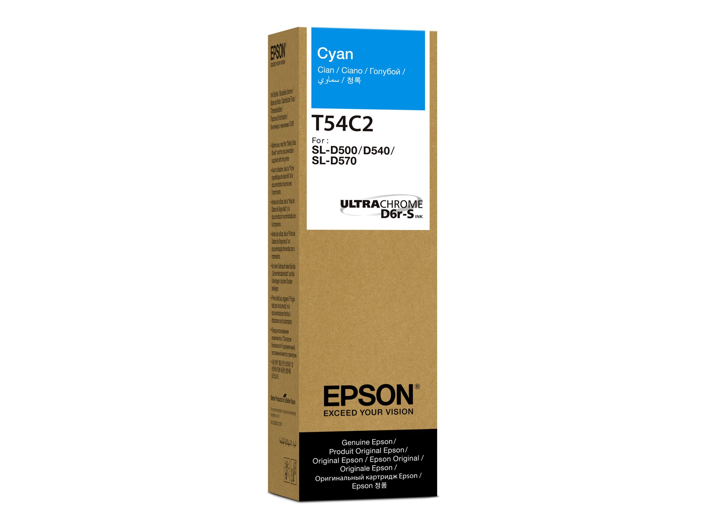 Epson T54C - Cyan - original - Box - Nachfülltintefür SURELAB D570 Professional Minilab - SL-D500