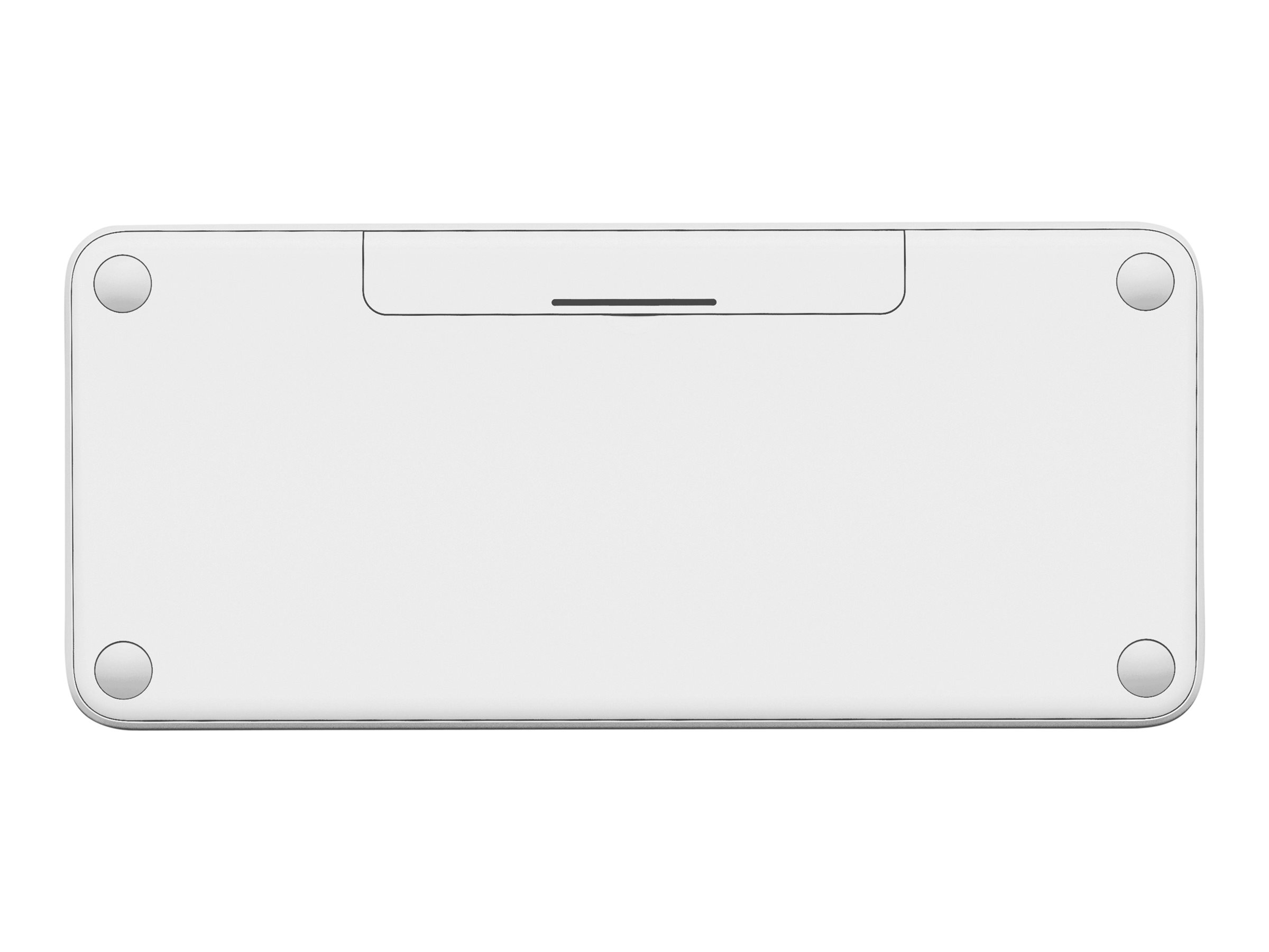 Logitech K380 Multi-Device Bluetooth KeyboardTastatur - kabellos - Bluetooth 3.0 - Deutsch - Off-White