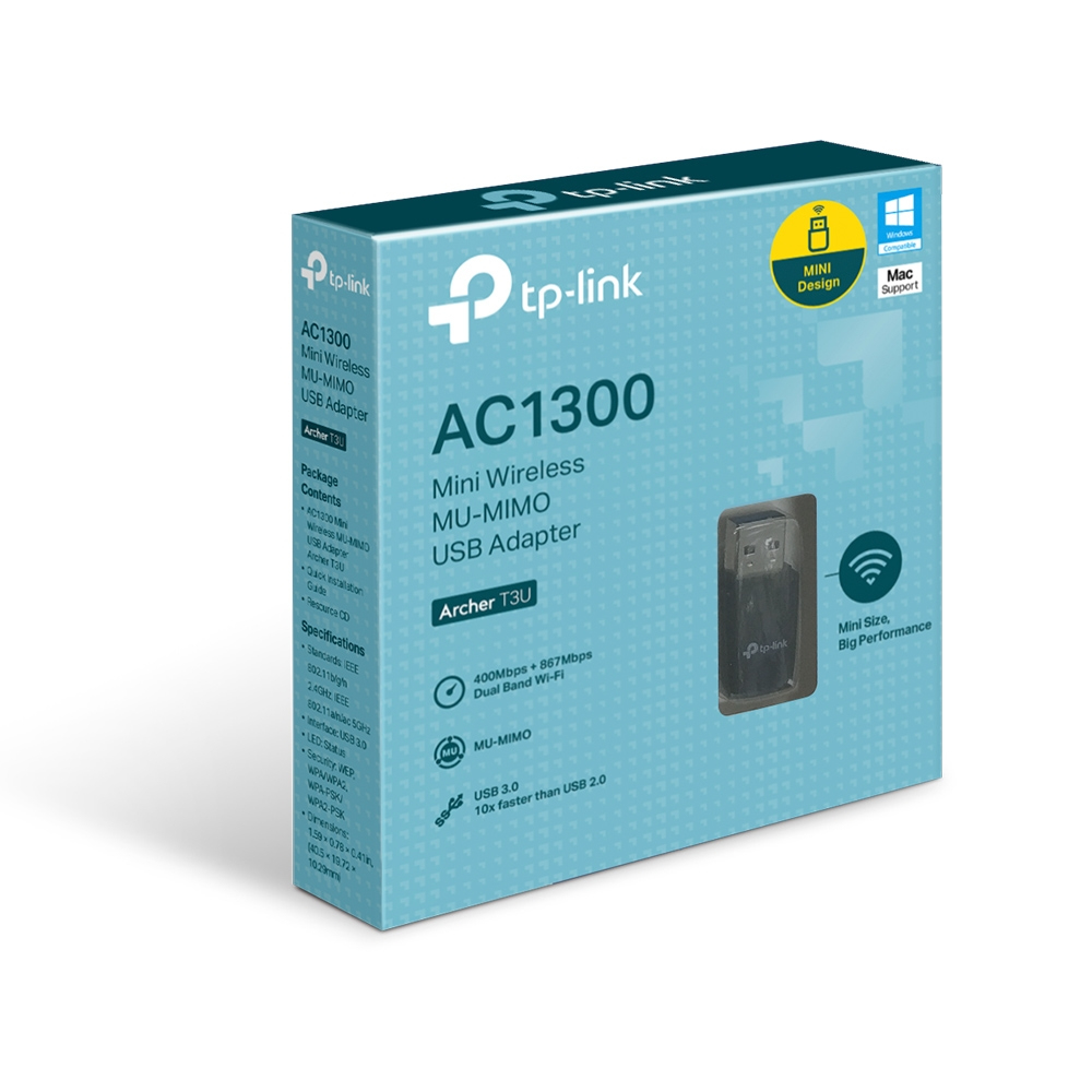 TP-LINK Archer T3U - Netzwerkadapter - USB 3.0Wi-Fi 5