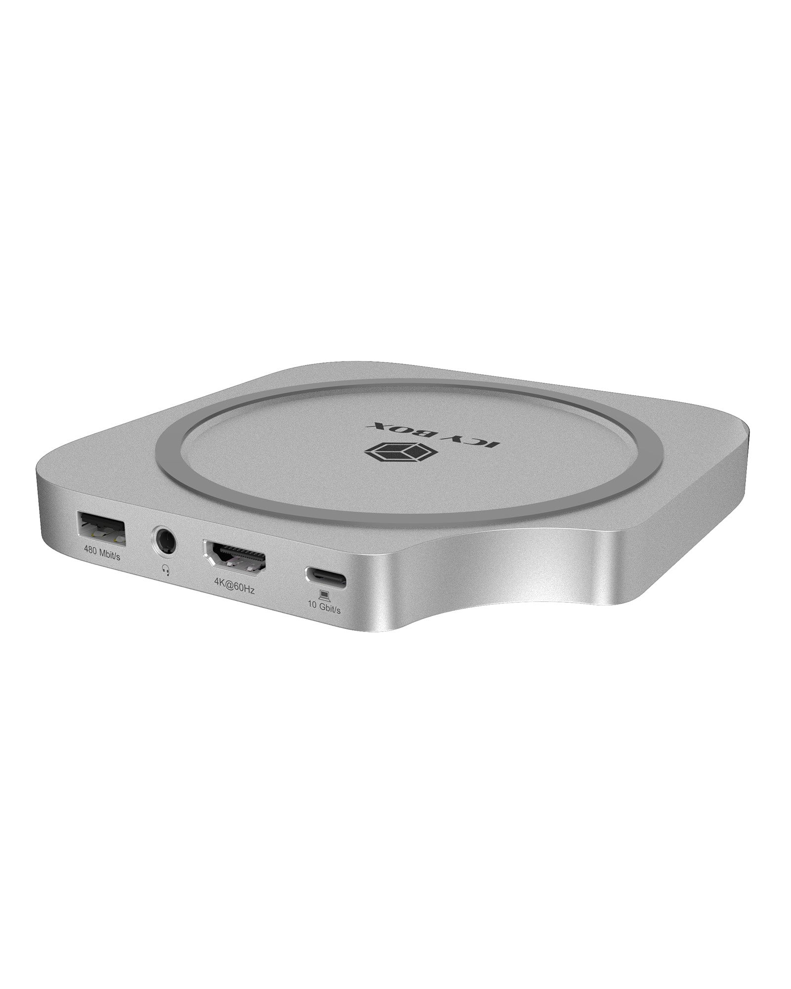 ICY BOX Club Dock 100 - Dockingstation - USB-CMac mini M4 DockingStation mit M.2 SSD-Speichererweiterung