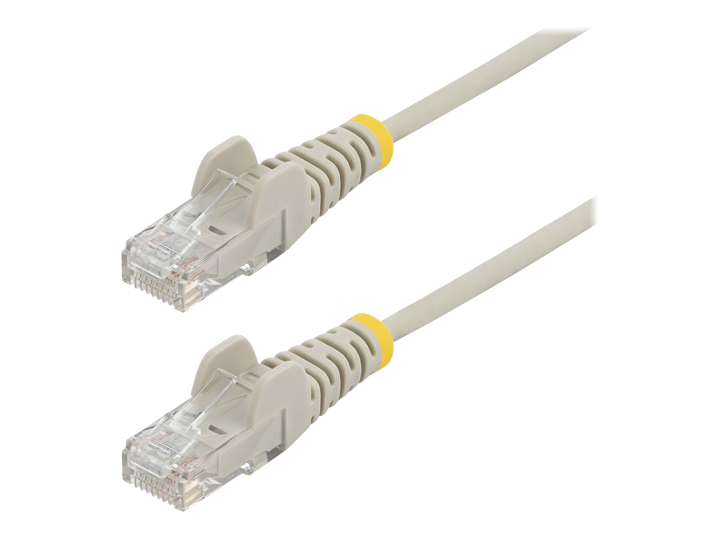 StarTech.com 3m Slim LSZH CAT6 Ethernet Cable, 10 Gigabit Snagless RJ45 100W PoE Patch Cord, CAT 6 10GbE UTP Network Cable w/Strain Relief, Grey, ETL, Low Smoke Zero Halogen - Category 6 - 28AWG (N6PA