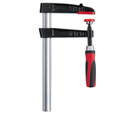 Bessey Original Temperguss-Schraubzwinge TG mit 2-Komponenten-Kunststoffgriff, Schraubzwinge, Eisen, Kunststoff, 25 cm6000N - Spannweite 250mm - 1.54kg - 10 St.