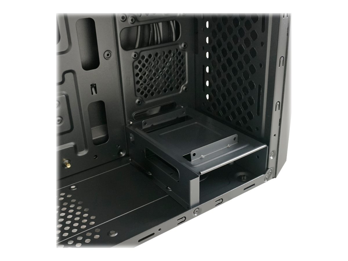 LC-Power Classic 7039B - Mid tower - ATX - keineSpannungsversorgung - Schwarz - Gebürstetes Aluminium / Schwarz - USB/Audio