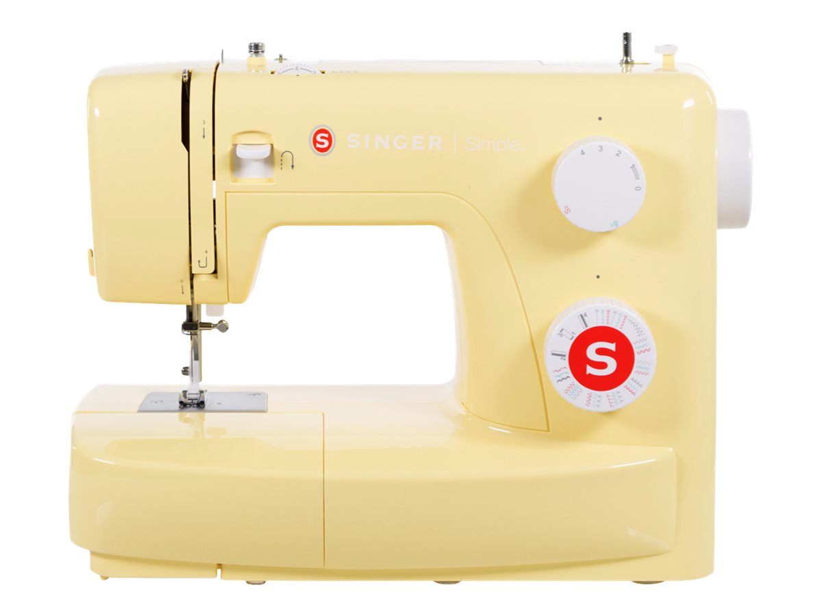 Singer 3223Y - Nähmaschine - 23 Stiche - 1 vier-SchrittKnopfloch - Gelb