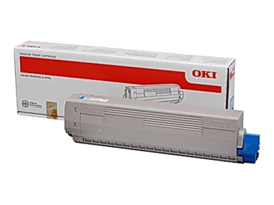OKI Cyan - original - Tonerpatrone - für C831cdtn831DM - 841cdtn - 841dn - 841n