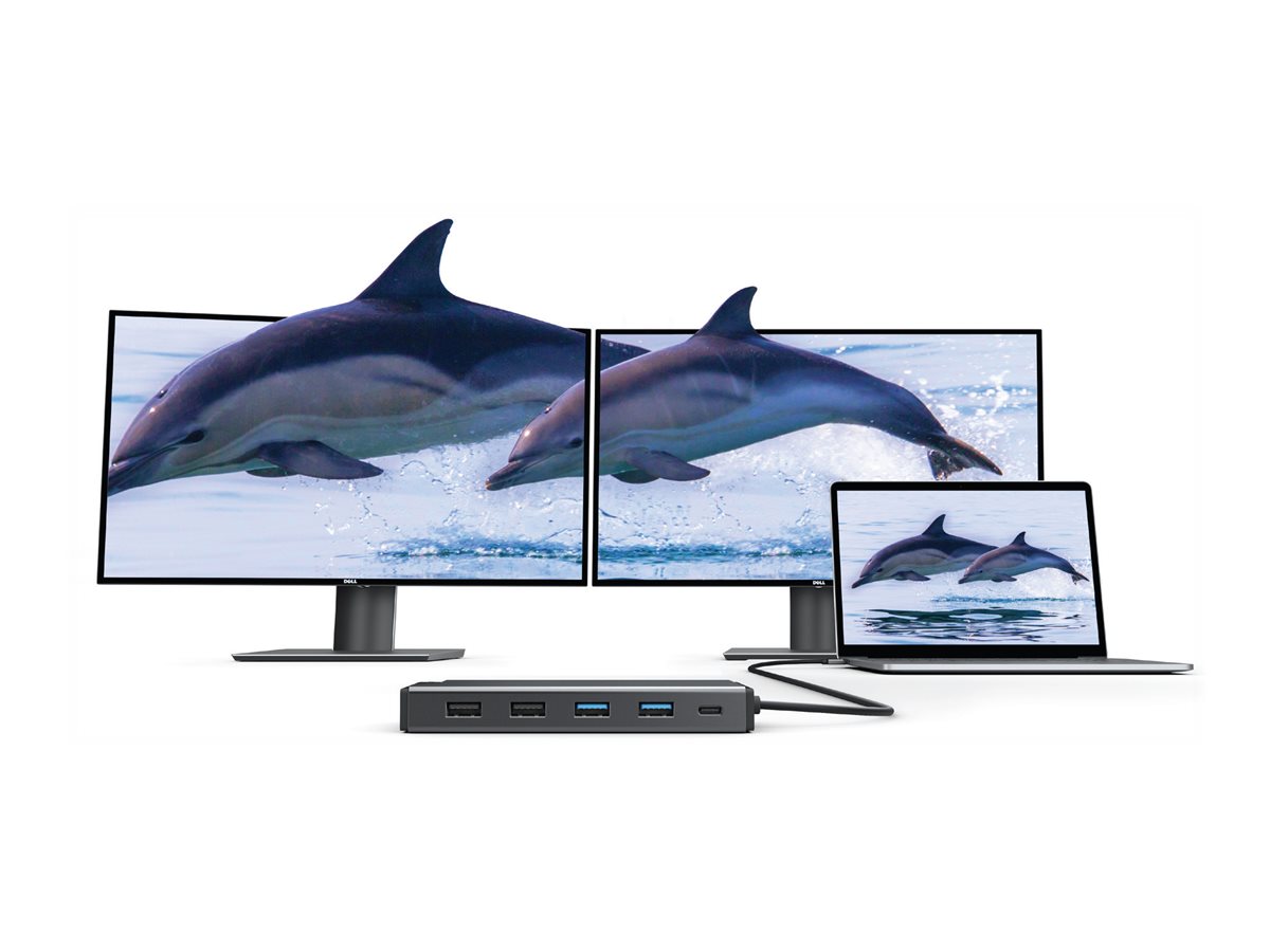 Alogic MV2 - Dockingstation - USB-C - VGA, 2 x HDMI