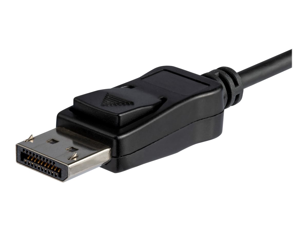 StarTech.com 1,8 m - USB-C auf DisplayPort-Kabel 8K 30Hz - HBR3 - USB-C-Adapter - Thunderbolt 3-kompatibel - CDP2DP146B - Externer Videoadapter - USB-C - DisplayPort - Schwarz - für P/N: TB4CDOCK
