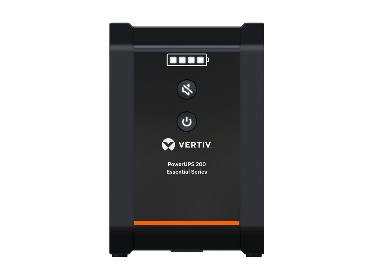 Vertiv Essential Series - USV - AC 220 - 240 V525 Watt - 1000 VA - 1-phasig - Ausgangsanschlüsse: 4